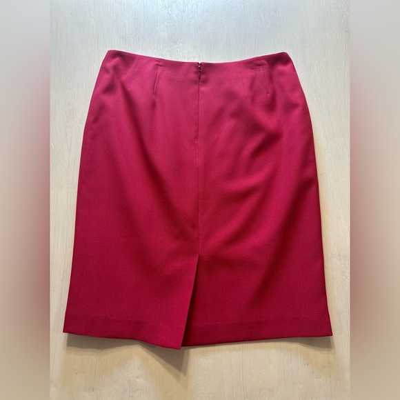 Kasper Women’s Pencil Skirt Hot Pink  Size 10P Petite Lined Career Office Wear - Picture 8 of 8